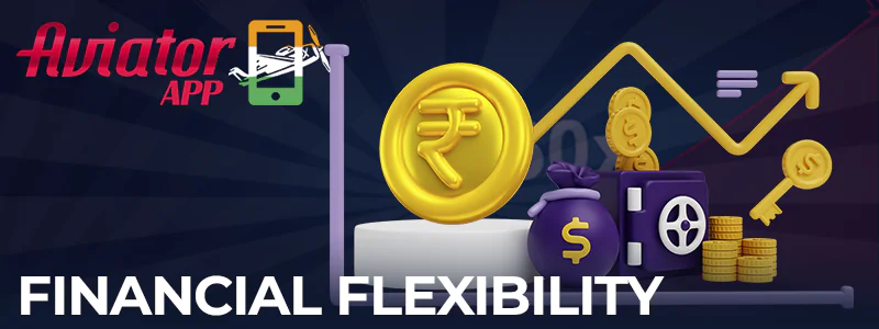 Financial flexibility of the casino applications used to play Aviator