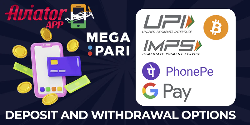 Megapari App - payment tools to play Aviator game with INR
