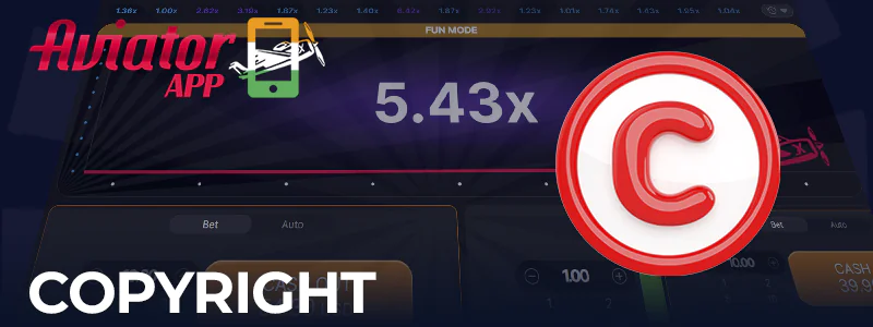 Aviator-apps website copyright